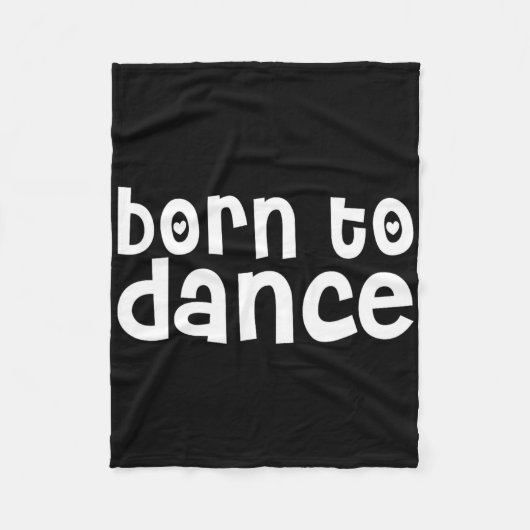 Funny Dancer - Geboren om te dansen Fleece Deken (Voorkant)