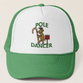 Funny Dancer Kerstreindeer Pun Trucker Pet (Voorkant)