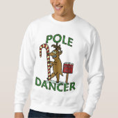 Funny Dancer Kerstreindeer Pun Ugly Trui (Voorkant)