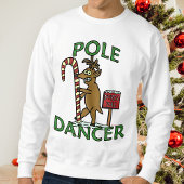 Funny Dancer Kerstreindeer Pun Ugly Trui