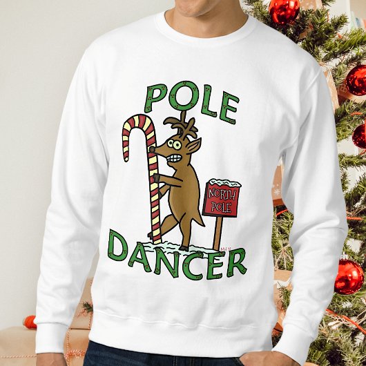Funny Dancer Kerstreindeer Pun Ugly Trui