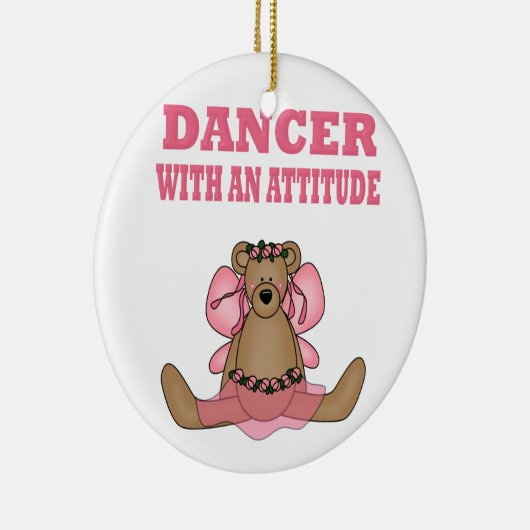 Funny Dancer met houding Keramisch Ornament (Rechts)