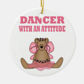 Funny Dancer met houding Keramisch Ornament (Voorkant)