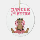 Funny Dancer met houding Keramisch Ornament (Links)