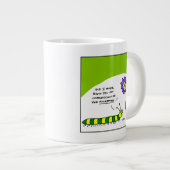 Funny Dancing Cartoon Caterstyle Dancer Grote Koffiekop (Voorkant rechts)