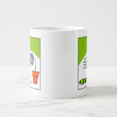 Funny Dancing Cartoon Caterstyle Dancer Grote Koffiekop (Voorkant)