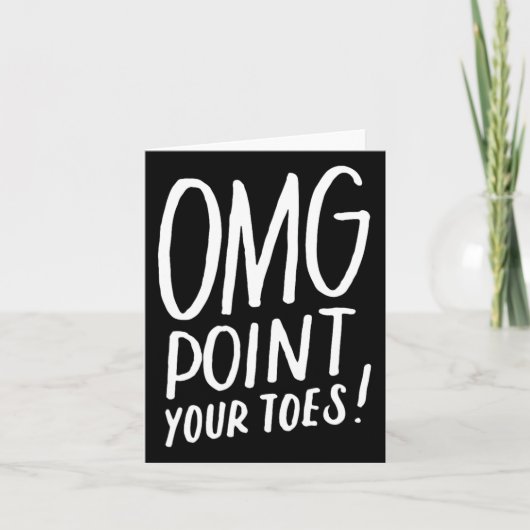 Funny Dancing Great Gift For Dance Teachers Kaart (Voorkant)