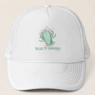 Funny Dancing Milkshake Cartoon Slogan Trucker Pet