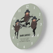 FUNNY Dancing RABBI Personated with Text Grote Klok (Hoek)