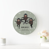 FUNNY Dancing RABBI Personated with Text Grote Klok (Huis)