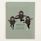 FUNNY Dancing RABBI Personated with Text Planner (Voorkant)