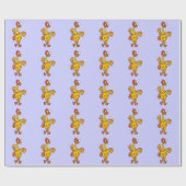 Funny Dancing Rubber Chicken Cadeaupapier (Vlak)