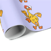 Funny Dancing Rubber Chicken Cadeaupapier (Rol Hoek)