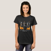 Funny Dancing Skeleton Dry Bones Come Alive Hallow T-shirt (Voorkant volledig)