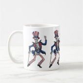 Funny Dancing Skeleton Koffiemok (Links)