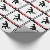 Funny Dangerous Gasses Cadeaupapier (Hoek)