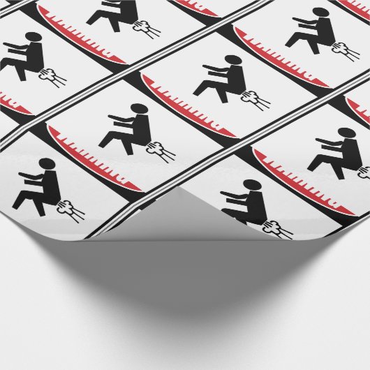 Funny Dangerous Gasses Cadeaupapier (Hoek)