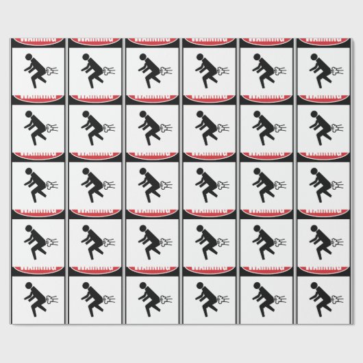 Funny Dangerous Gasses Cadeaupapier (Vlak)