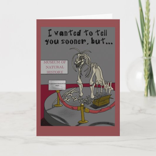 Funny Dank je wel Kaart (Voorkant)