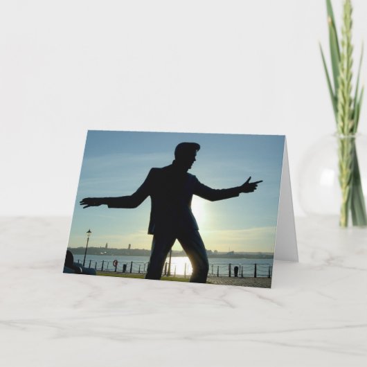 FUNNY DANK U  RETRO WENSKAART BEDANKKAART (Voorkant)