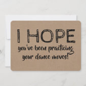 Funny Dansende Groomsman of Beste Man Voorstel Kaart (Voorkant)