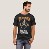 Funny Dansende Skeleton Xray Radiology Humor T-shirt (Voorkant volledig)