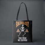 Funny Dansende Skeleton Xray Radiology Humor Tote Bag<br><div class="desc">Grappig Rad Tech Gift voor radioloog. Funny Dansende Skeleton Xray Radiology Humor.</div>