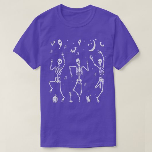 Funny Dansende Skeletons Botten Costume Fancy Dres T-shirt (Design voorkant)