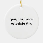 Funny Dansende Skeletons Halloween Ornament (Achterkant)