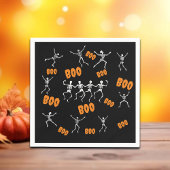 Funny Dansende Skeletons Halloween Servet