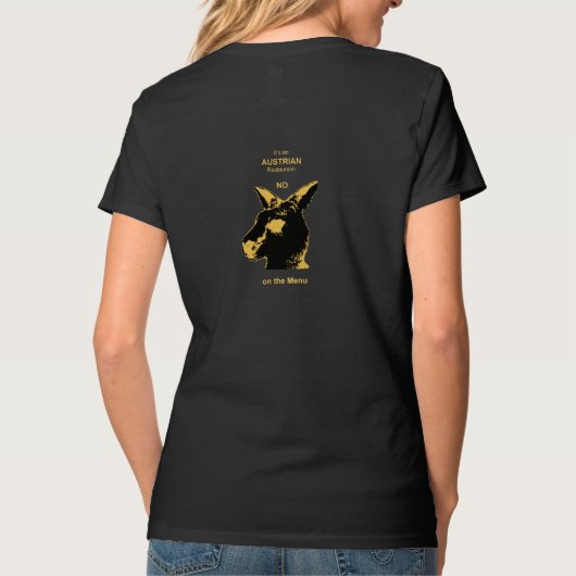 Funny Danube Restaurant T-Shirt (Achterkant)