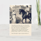 Funny Darcy Pride and Prejudice Jane Austen Card Kaart (Voorkant)