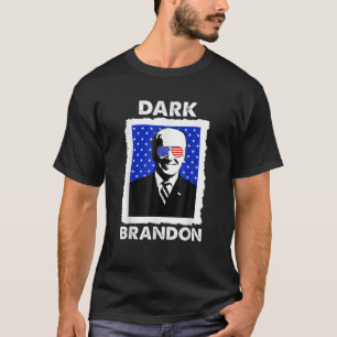 Funny Dark Brandon USA Flag Dark Brandon Democraat T-shirt