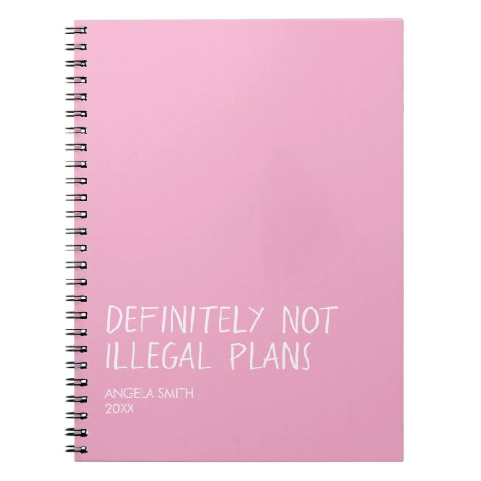 Funny Dark Humor Notebook, Sarcastic Journal, Notitieboek (Voorkant)