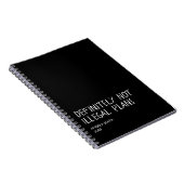 Funny Dark Humor Notebook, Sarcastic Journal,  Notitieboek (Rechterzijde)