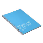 Funny Dark Humor Notebook, Sarcastic Journal,  Notitieboek (Rechterzijde)