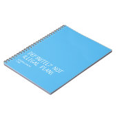 Funny Dark Humor Notebook, Sarcastic Journal,  Notitieboek (Linkerzijde)