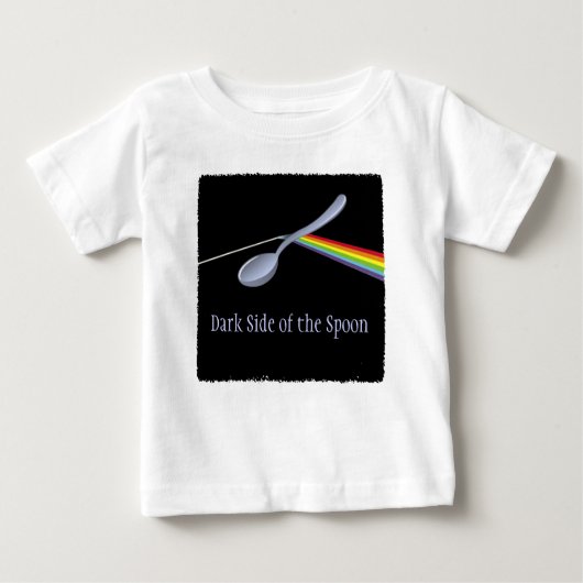 Funny Dark Side van het Spoon Toddler T-shirt (Voorkant)