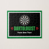Funny Dart Game Lover Legpuzzel (Horizontaal)