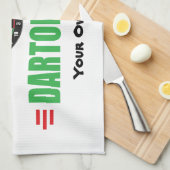 Funny Dart Game Lover Theedoek (Quarter Fold)