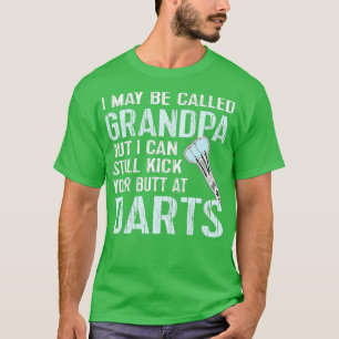 Funny Dart Grandpa Dart Team League Darts Gift T-shirt