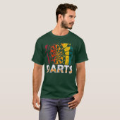 Funny Dart Player T-shirt (Voorkant volledig)