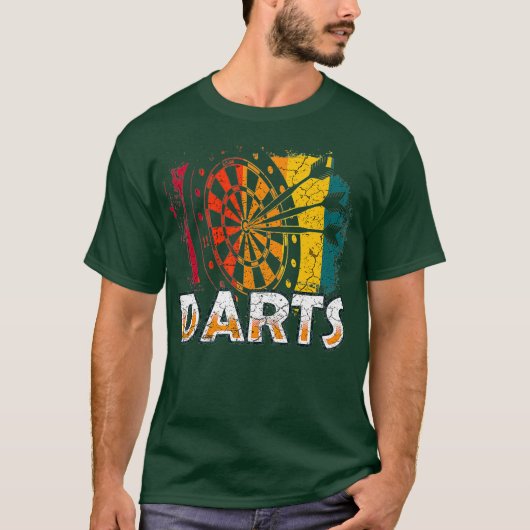 Funny Dart Player T-shirt (Voorkant)