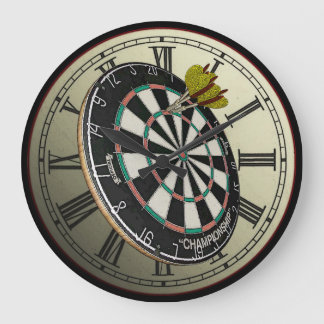 Funny Dartboard Design Wall Clock Grote Klok