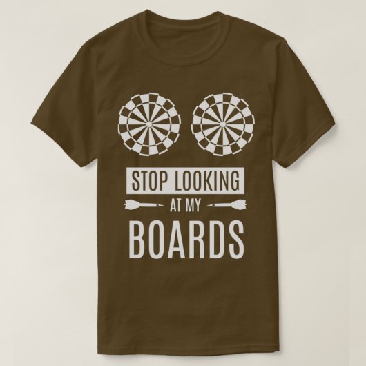 Funny darts design t-shirt (Design voorkant)