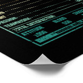 Funny darts, dikst-speler fan team poster (Hoek)