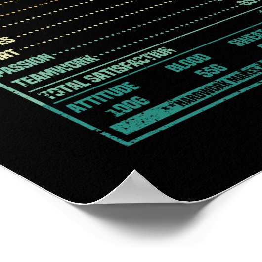 Funny darts, dikst-speler fan team poster (Hoek)