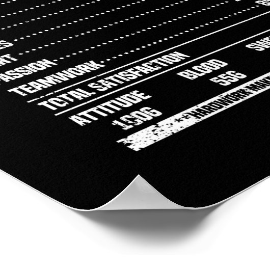 Funny darts, dikst-speler fan team poster (Hoek)