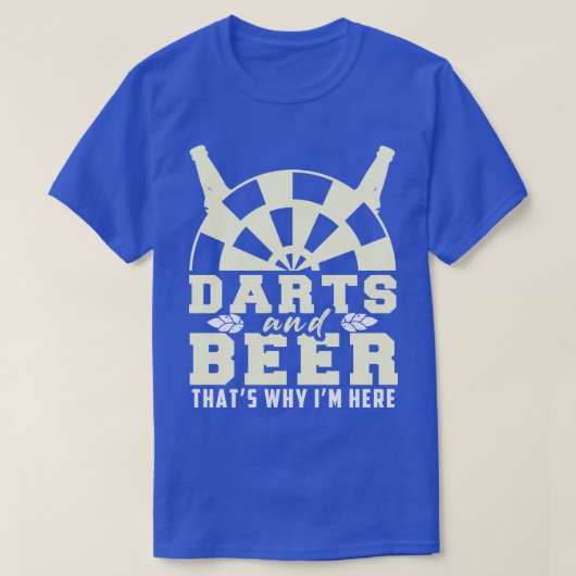 Funny darts gezegde darts motief dart player gi t-shirt (Design voorkant)