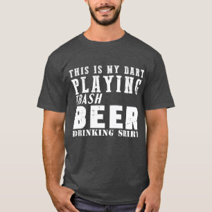 Funny darts gezegde darts motief dart player gi t-shirt